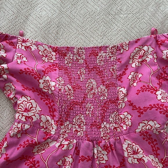 A.L.C. Calley Off Shoulder Dress Pink - Picture 9 of 10